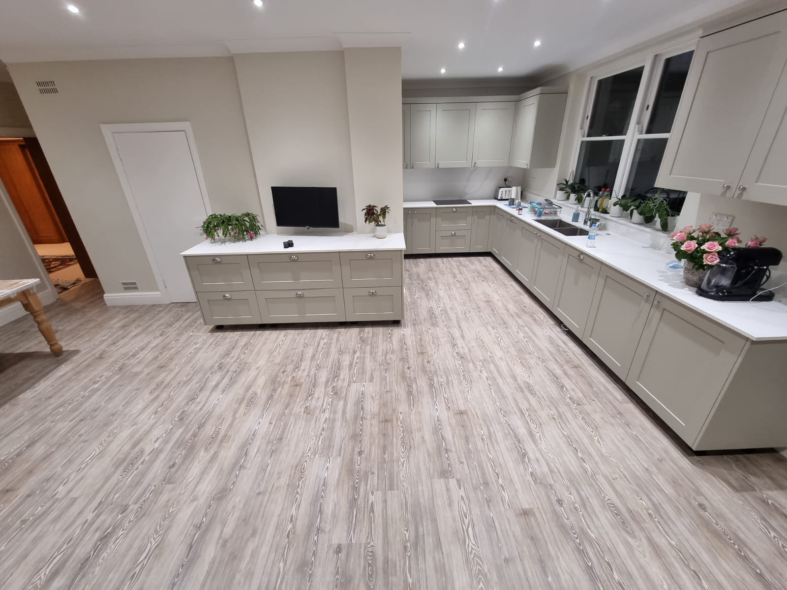 Amtico Spacia Worn Ash installation in Kensington-0