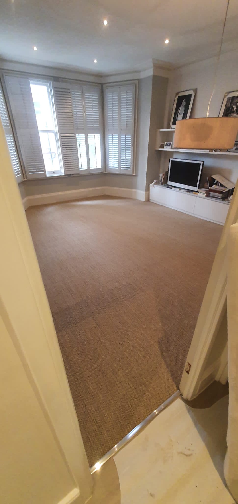 Fibre Carpets Sumatra Sisal Installation in Islington - Carpet - Residential