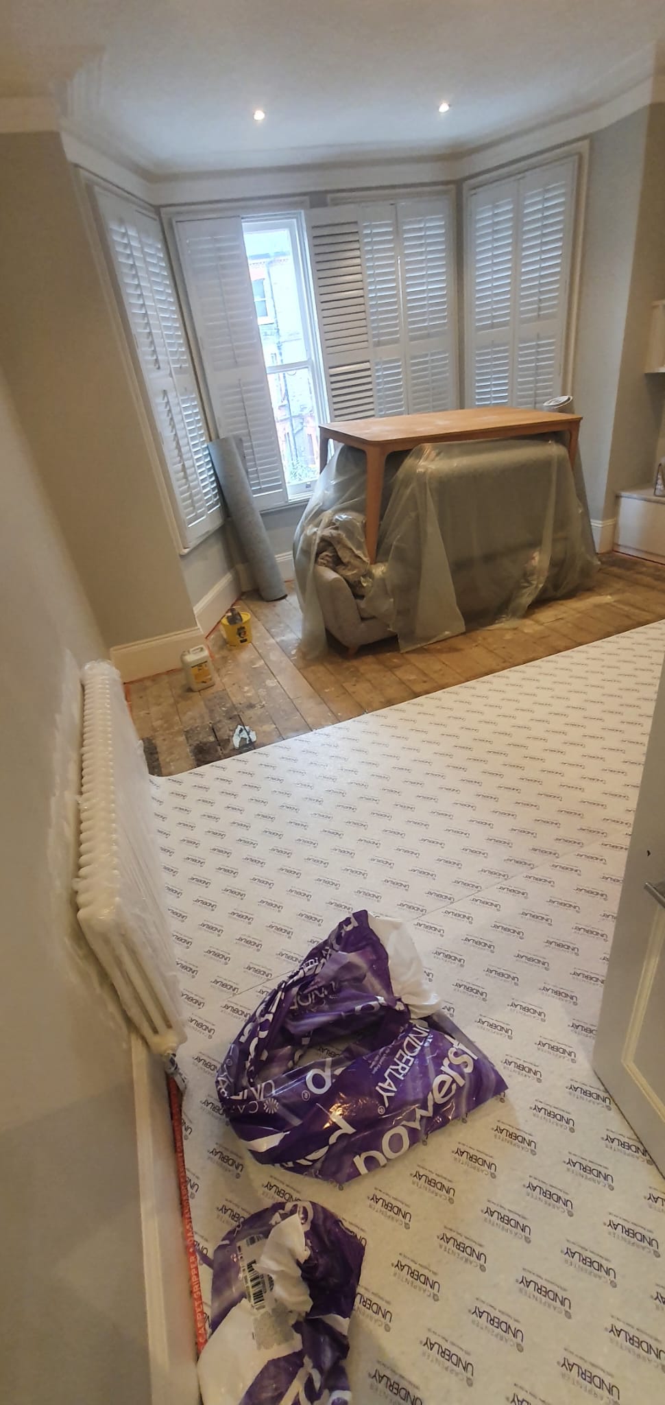 Fibre Carpets Sumatra Sisal installation in Islington