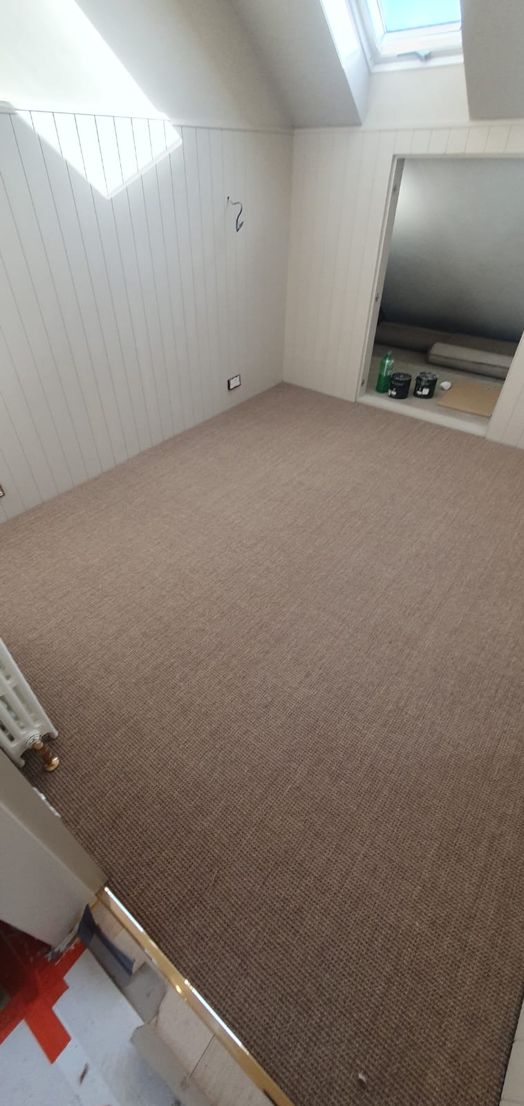 Crucial Trading Big Boucle Accents Antique Gold E659 Carpet Installation in Marylebone - Carpet - Residential