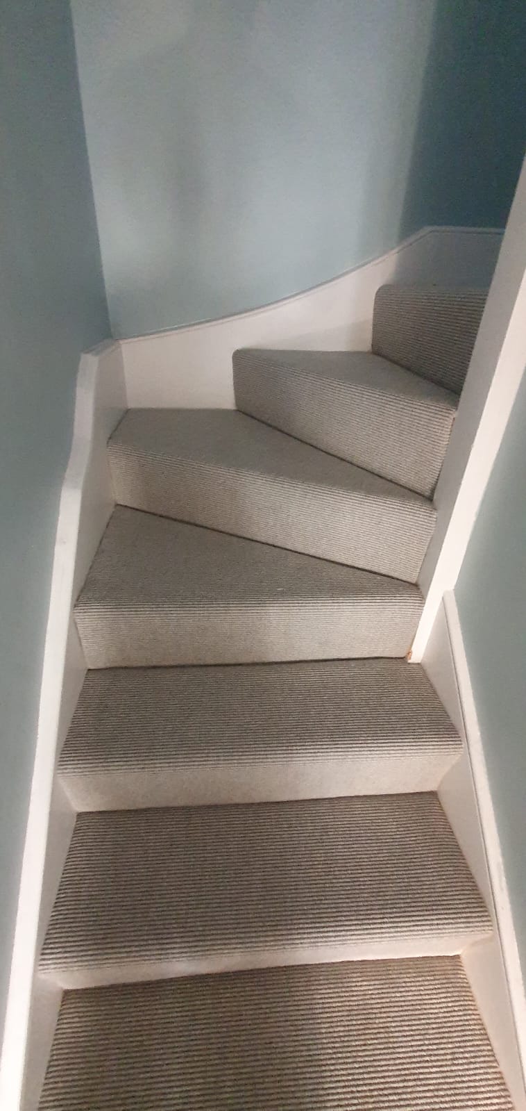 Fibre Carpets Flatweave Classics Small Boucle Pearl Installation in Docklands - Carpet - Residential