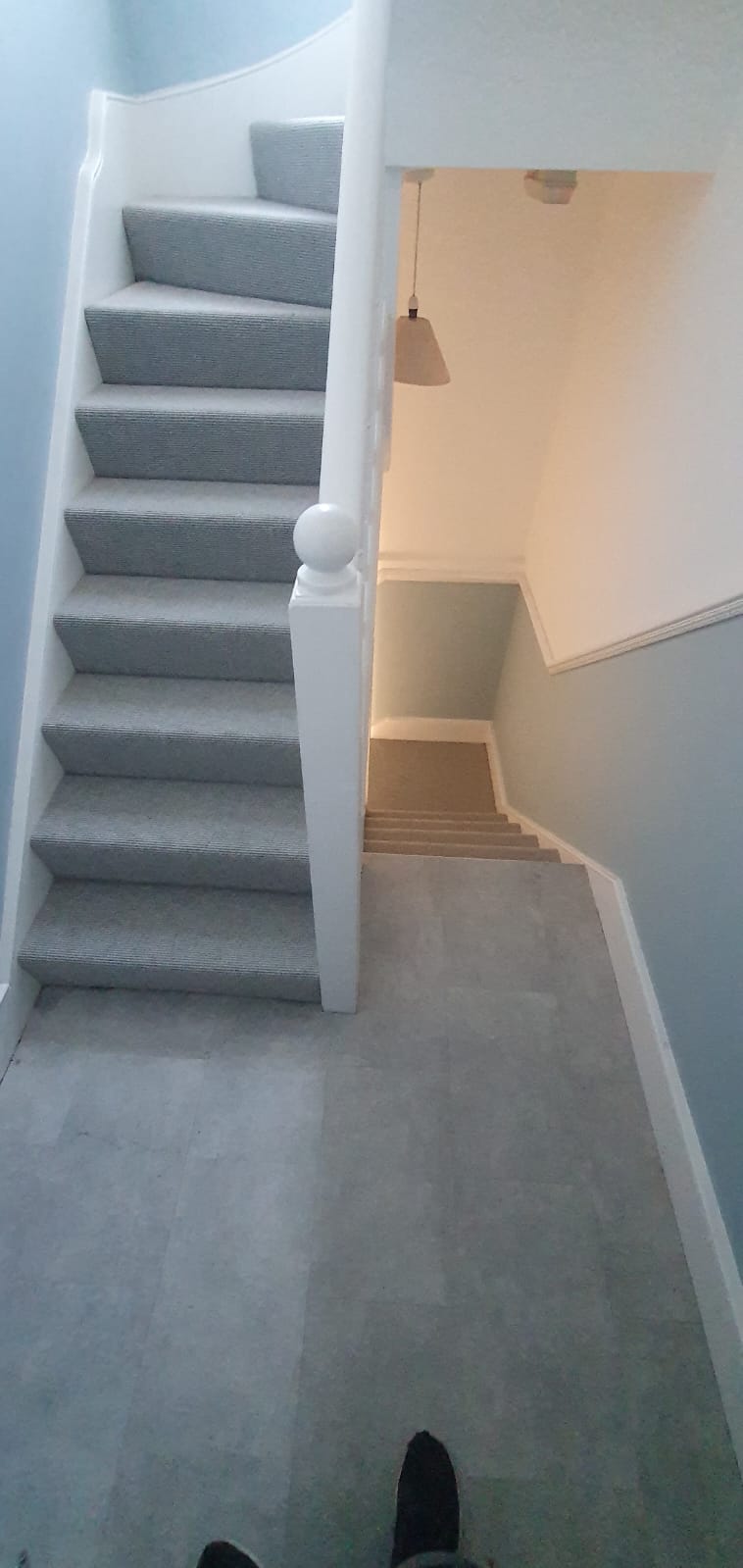 Fibre Carpets Flatweave Classics Small Boucle Pearl installation in Docklands-1