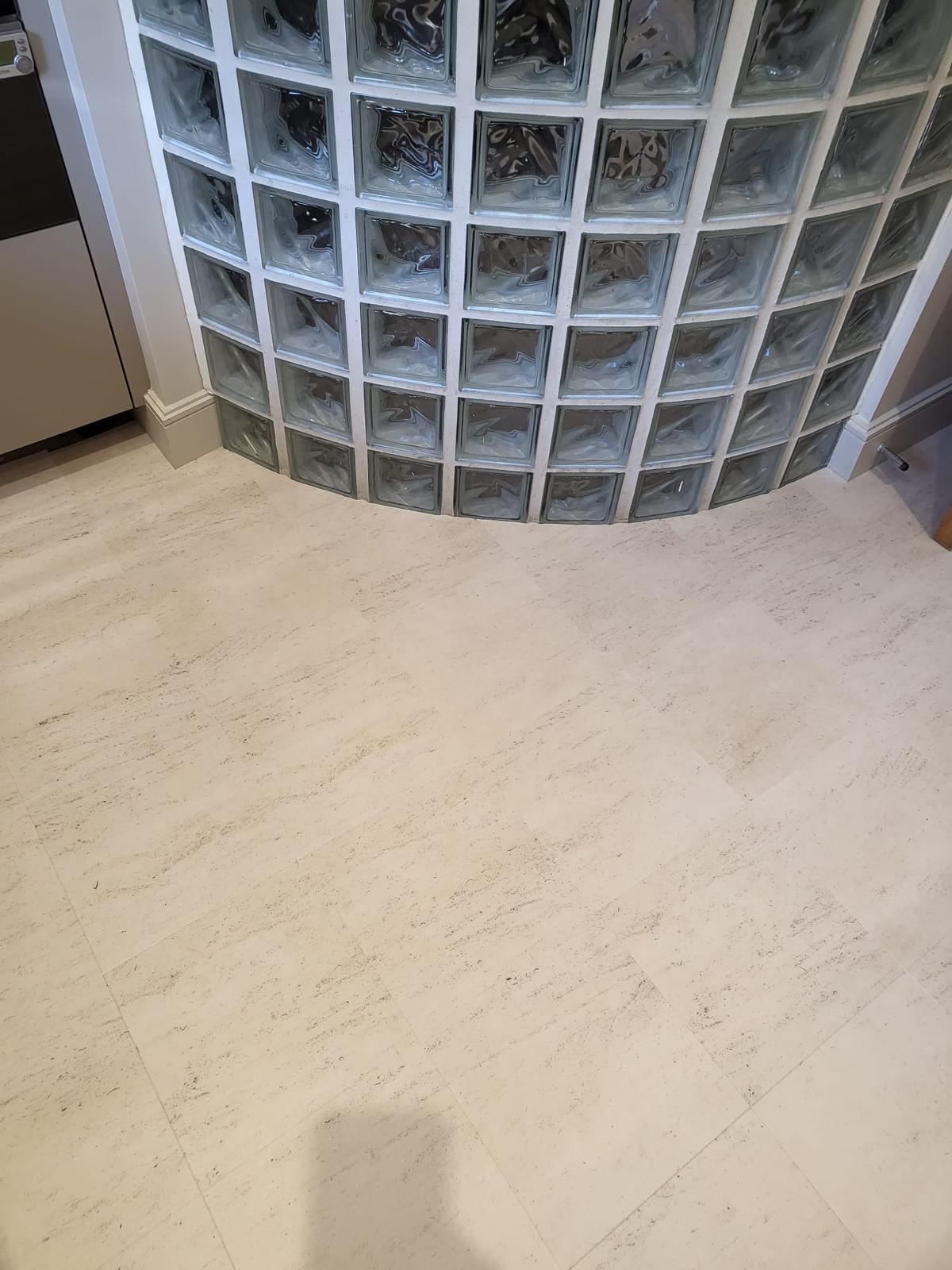 Amtico Signature Honed Limestone installation in Ealing-0