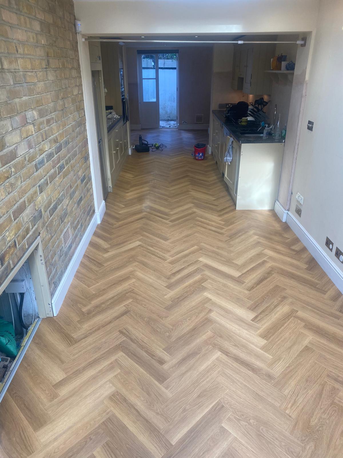 Amtico Spacia Honey Oak installation in Southwark-1