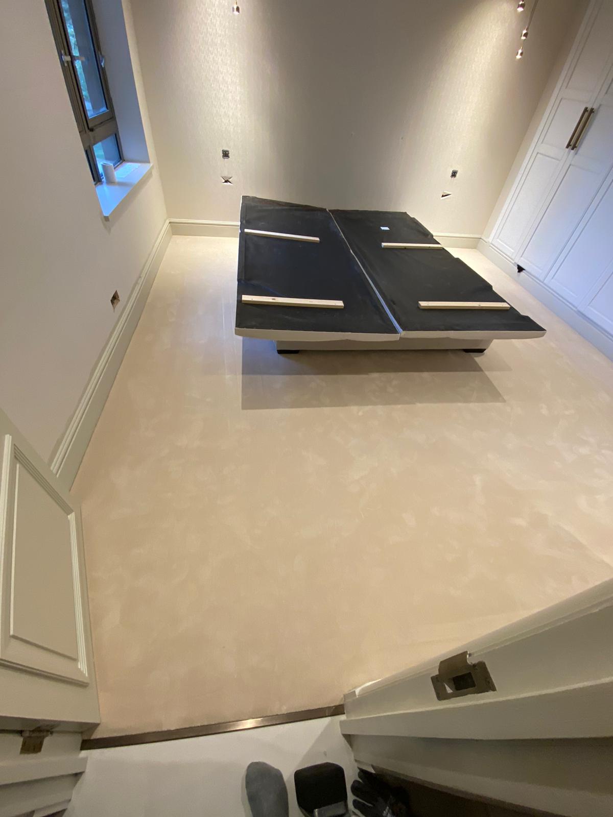 Westex Flooring Silken Velvet Chic Frost carpet installation in Chiswick-2