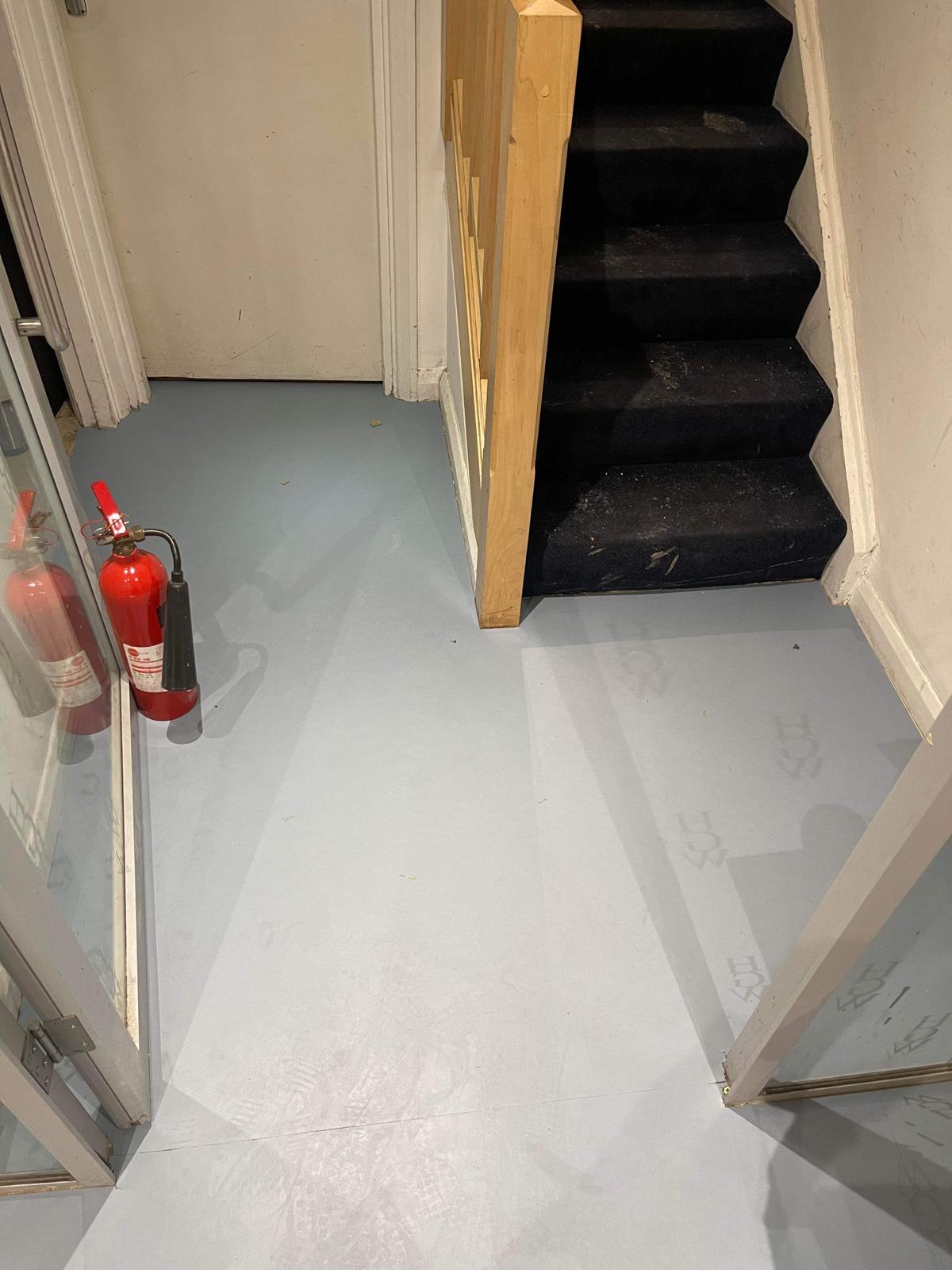 Marmoleum Walton Vintage Blue Installation in Chelsea - Guide - Residential