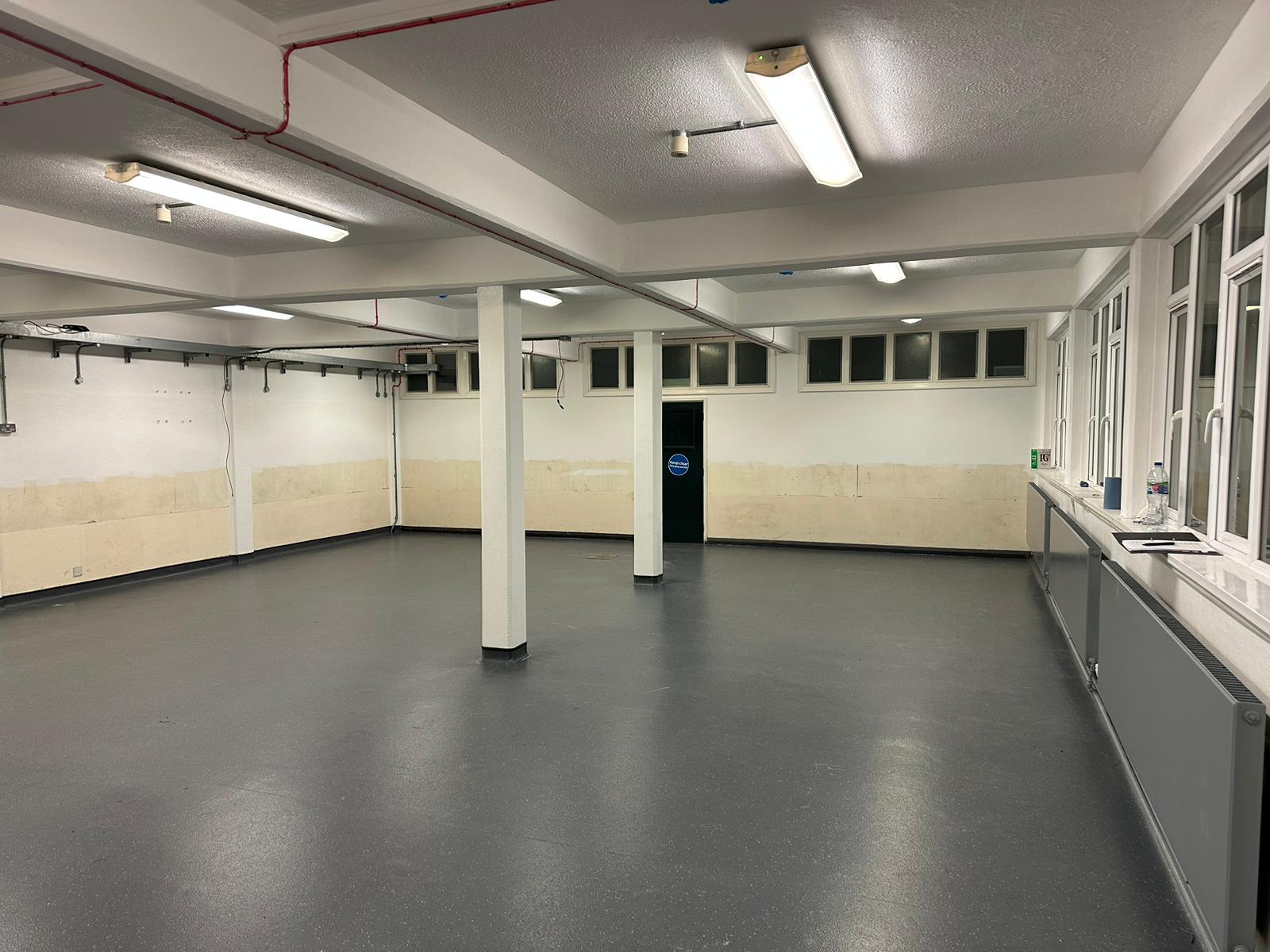 Polyflor Polysafe Verona Blackbird Installation in Balham - Safety Flooring - Vinyl Flooring