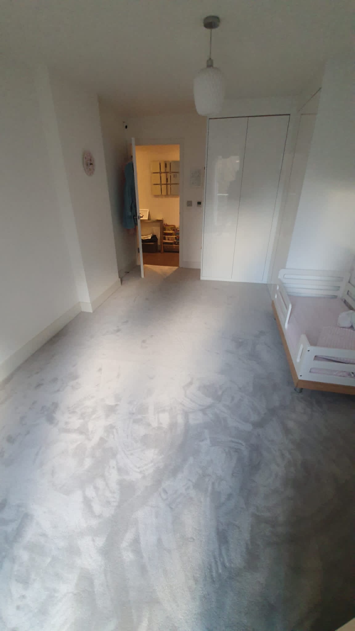 Westex Flooring Westend Velvet Platinum carpet installation in Islington-2