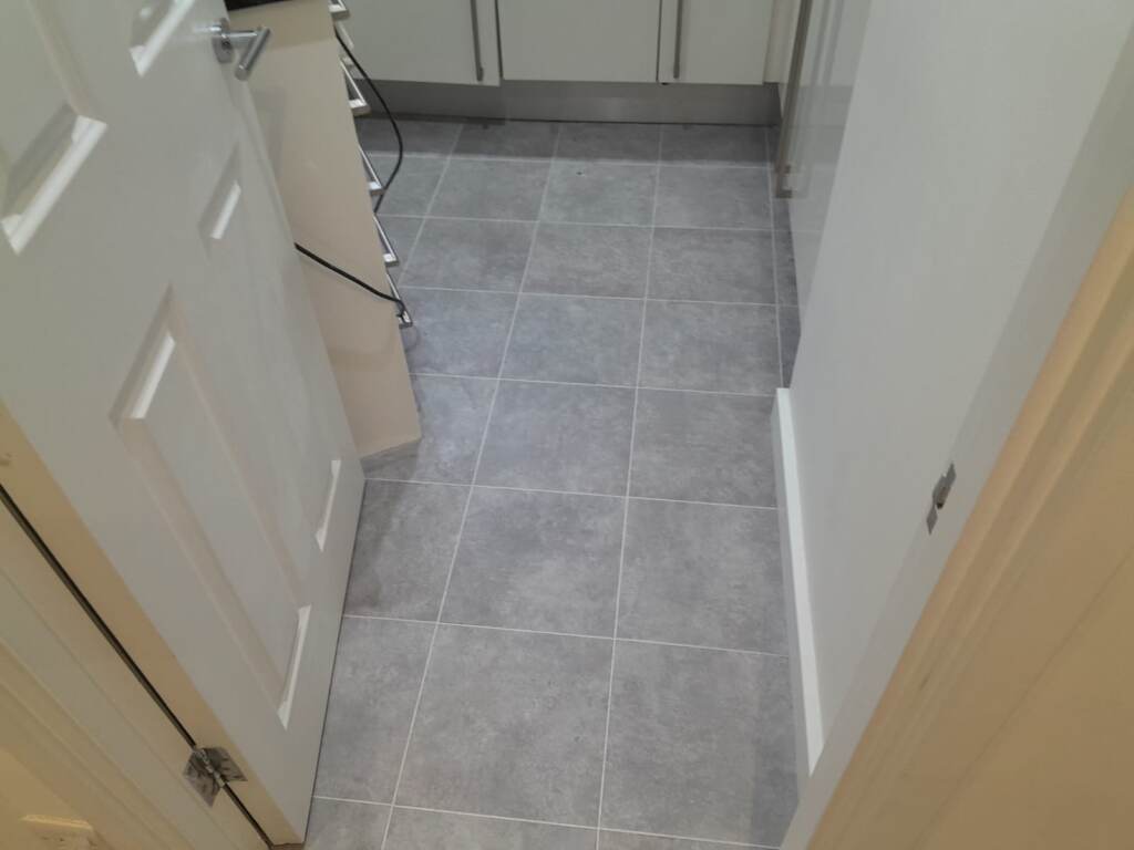 Amtico Spacia Gallery Concrete Installation in Earls Court Carpet - Amtico Flooring - Carpet - Vinyl Flooring