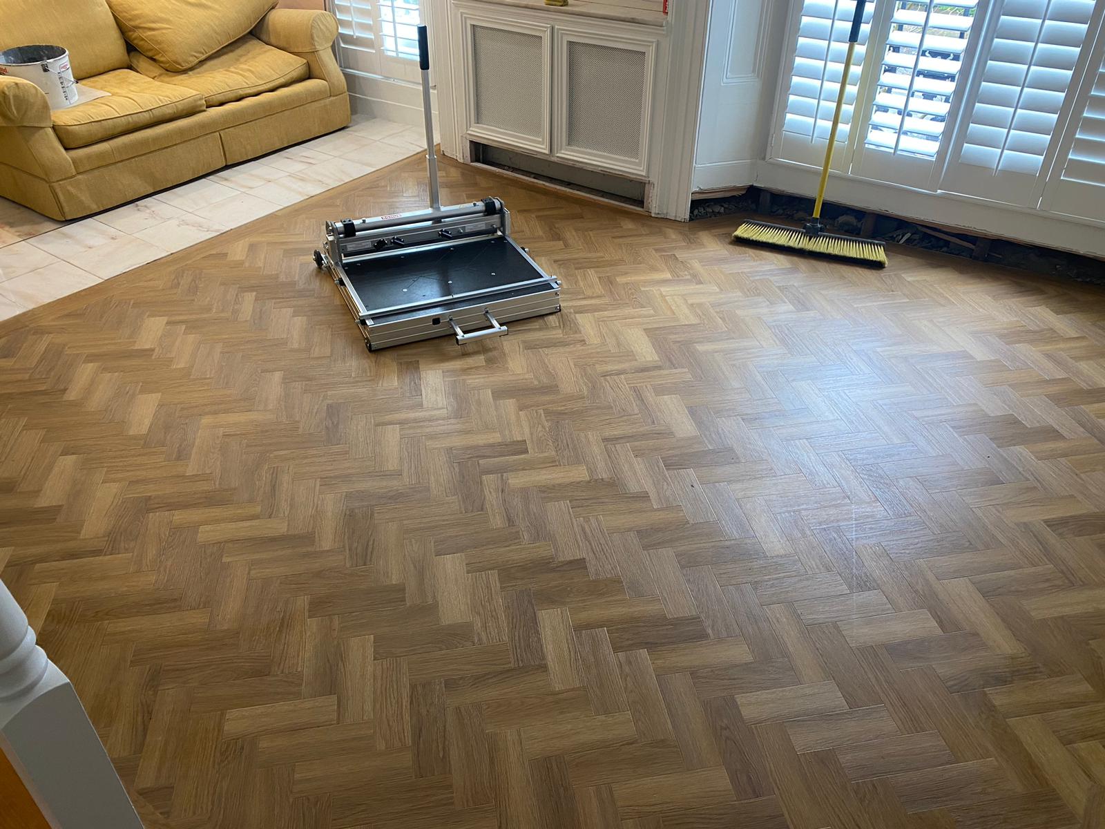 Amtico Spacia Honey Oak Installation in Chelsea Wood Flooring Installation - Amtico Flooring - Residential