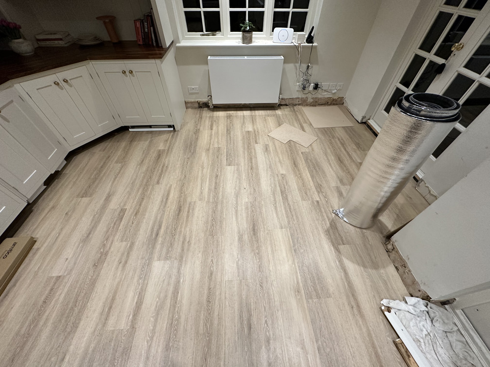 Amtico Spacia Muted Oak Installation in Docklands Wood Flooring - Amtico Flooring - Residential
