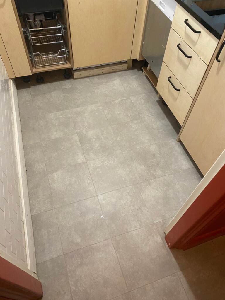 Amtico Spacia Plaza Concrete Installation In Kensington - Luxury Vinyl Tile (LVT) Flooring - Kensington - Residential