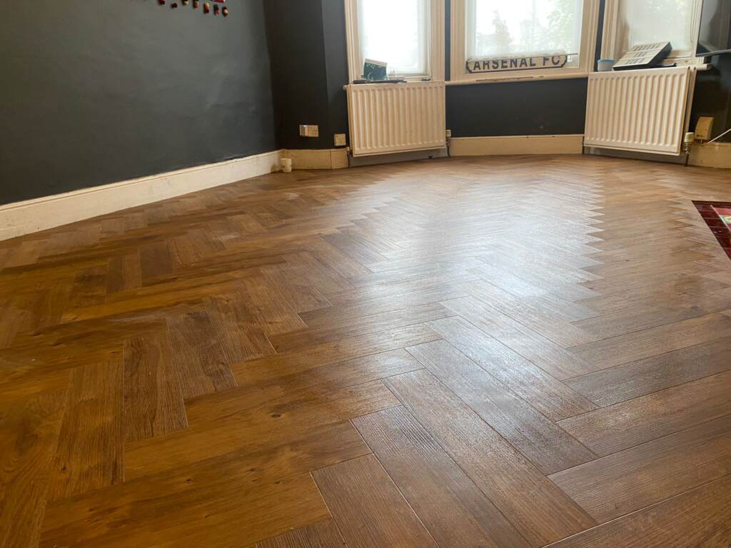 Amtico Spacia Royal Oak Installation in Acton, Luxury Vinyl Tile (LVT) Flooring, Wood Flooring, Home