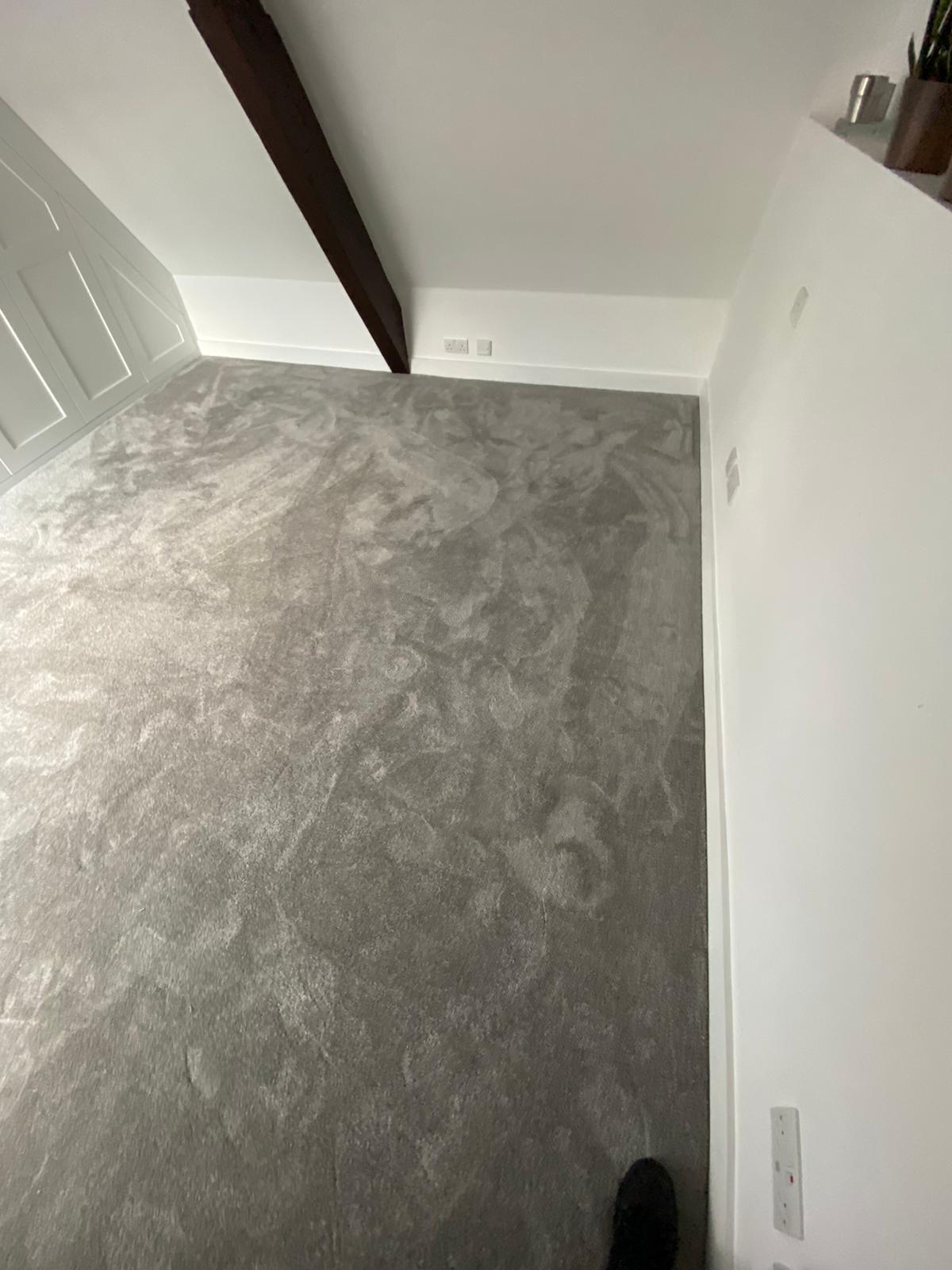 Associated Weavers Sedna Yara Smoke Carpet Installation in Chiswick - Carpet - Residential
