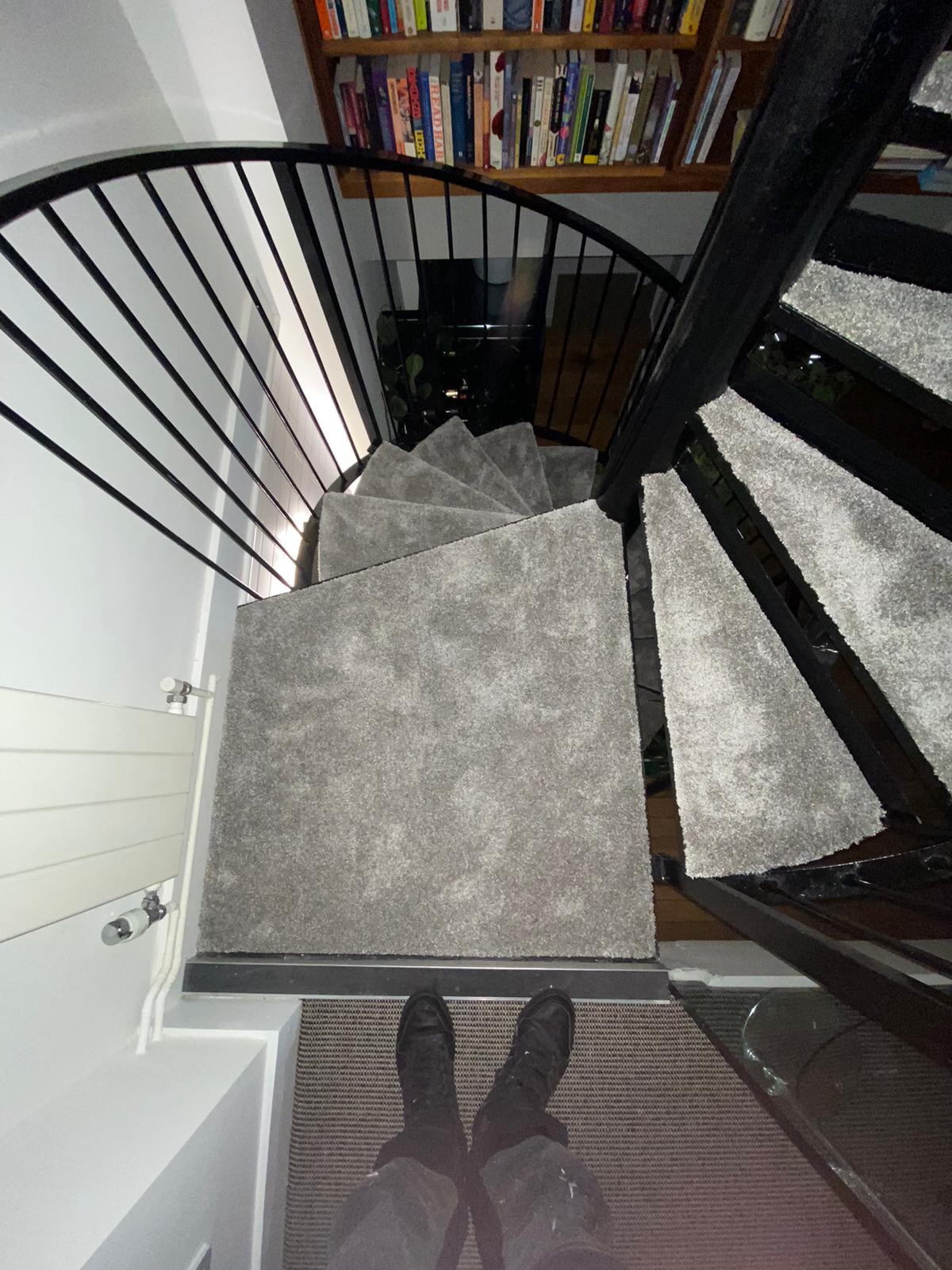 Associated Weavers Sedna Yara Smoke carpet installation in Chiswick-2