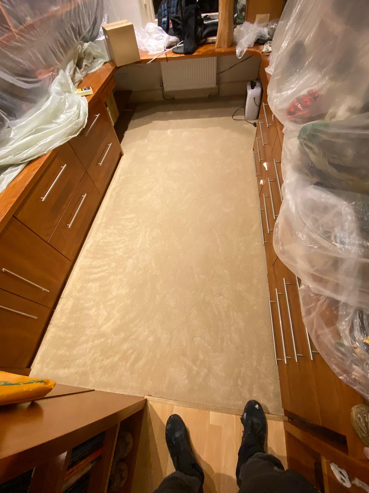 Cavalier Carpets Stainless Serenity Calico installation in Wandsworth-0