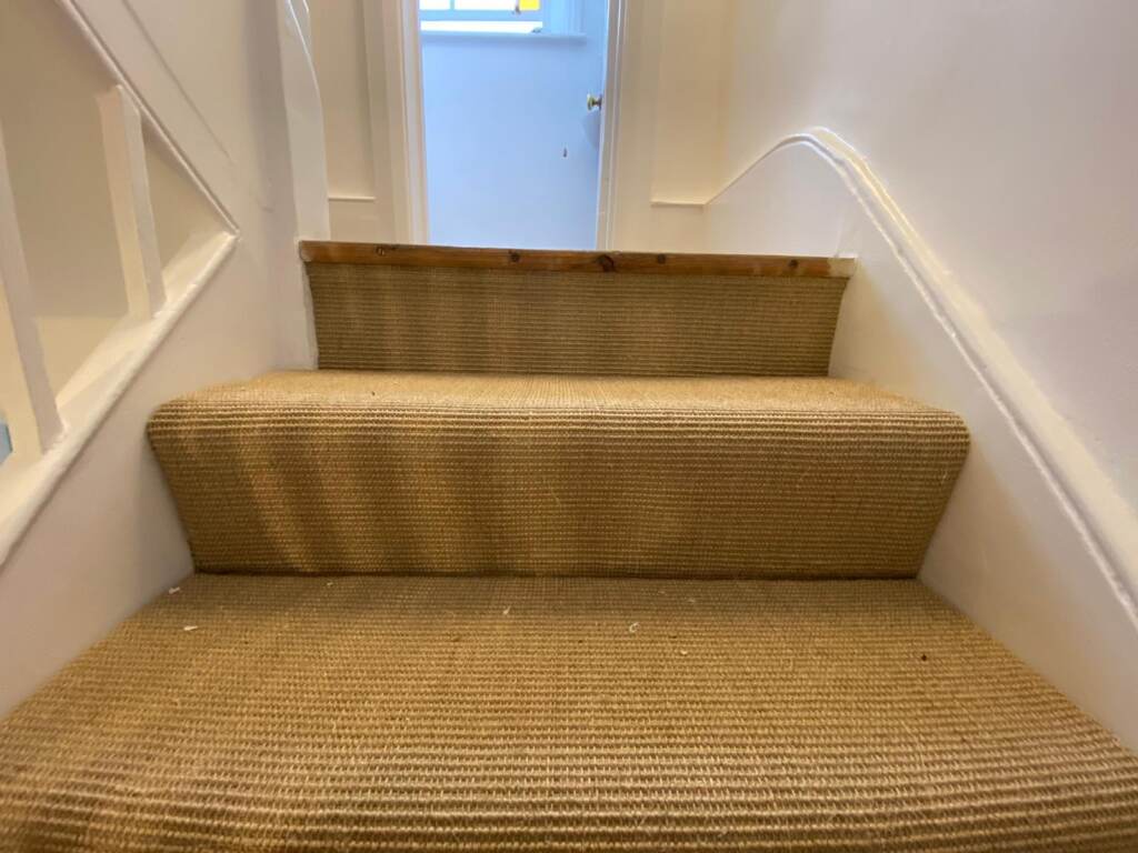 Crucial Trading Sisal Boucle Harmony Light Caramel HB255 Installation in Chelsea, Carpet, Home