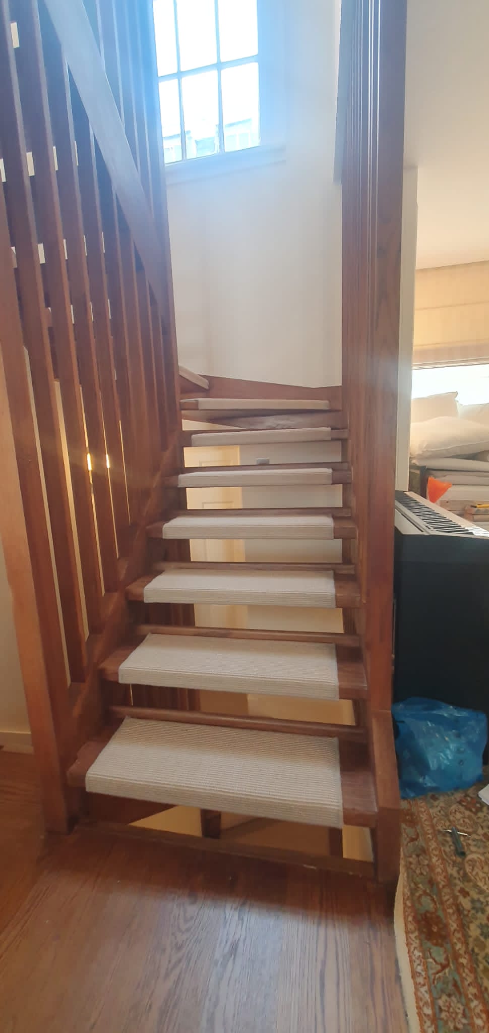 Crucial Trading Sisal Harmony Boucle Moon Frost B257 carpet installation in Richmond-1