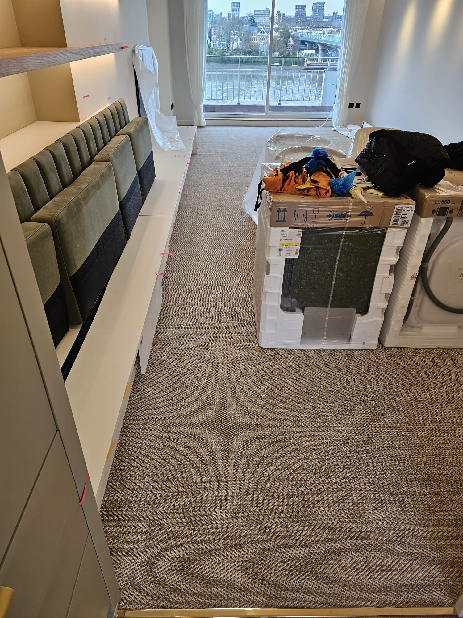 Elements London Havana Old Mural carpet installation in Notting Hill-1