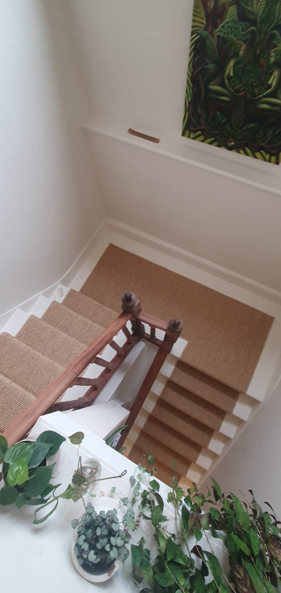 Fibre Carpets Sisal Artemis Silver Installation in Islington - Carpet - Residential