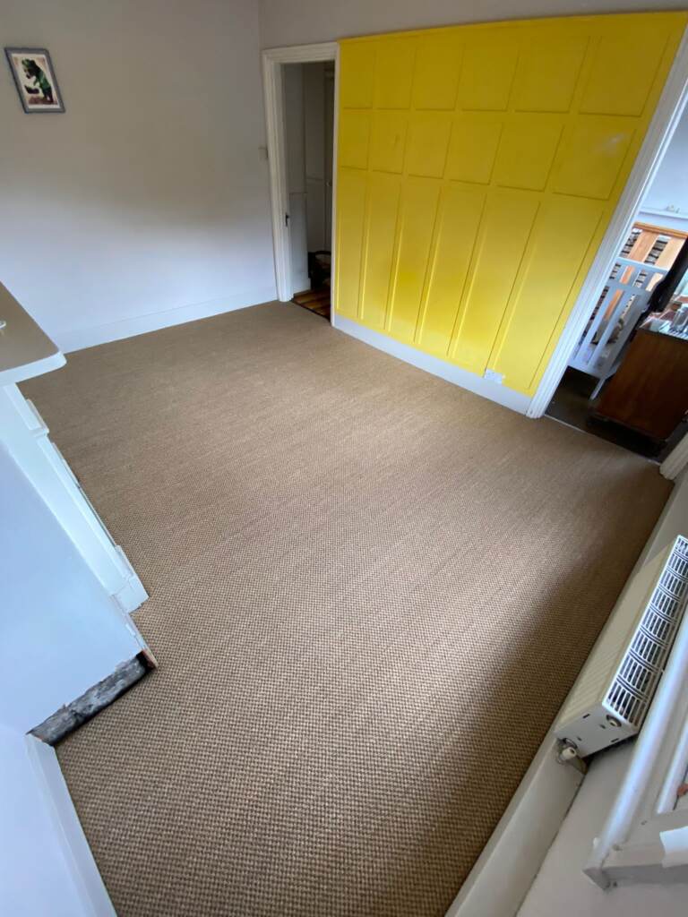 Fibre Carpets Sisal Bengal Raj Installation in Notting Hill, Carpet, Home