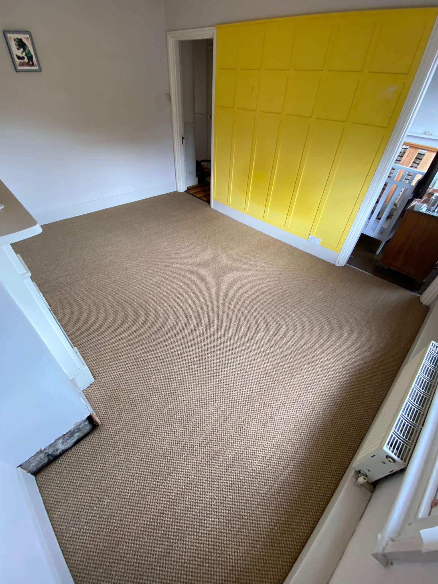 Fibre Carpets Sisal Bengal Raj Installation in Notting Hill - Carpet - Residential