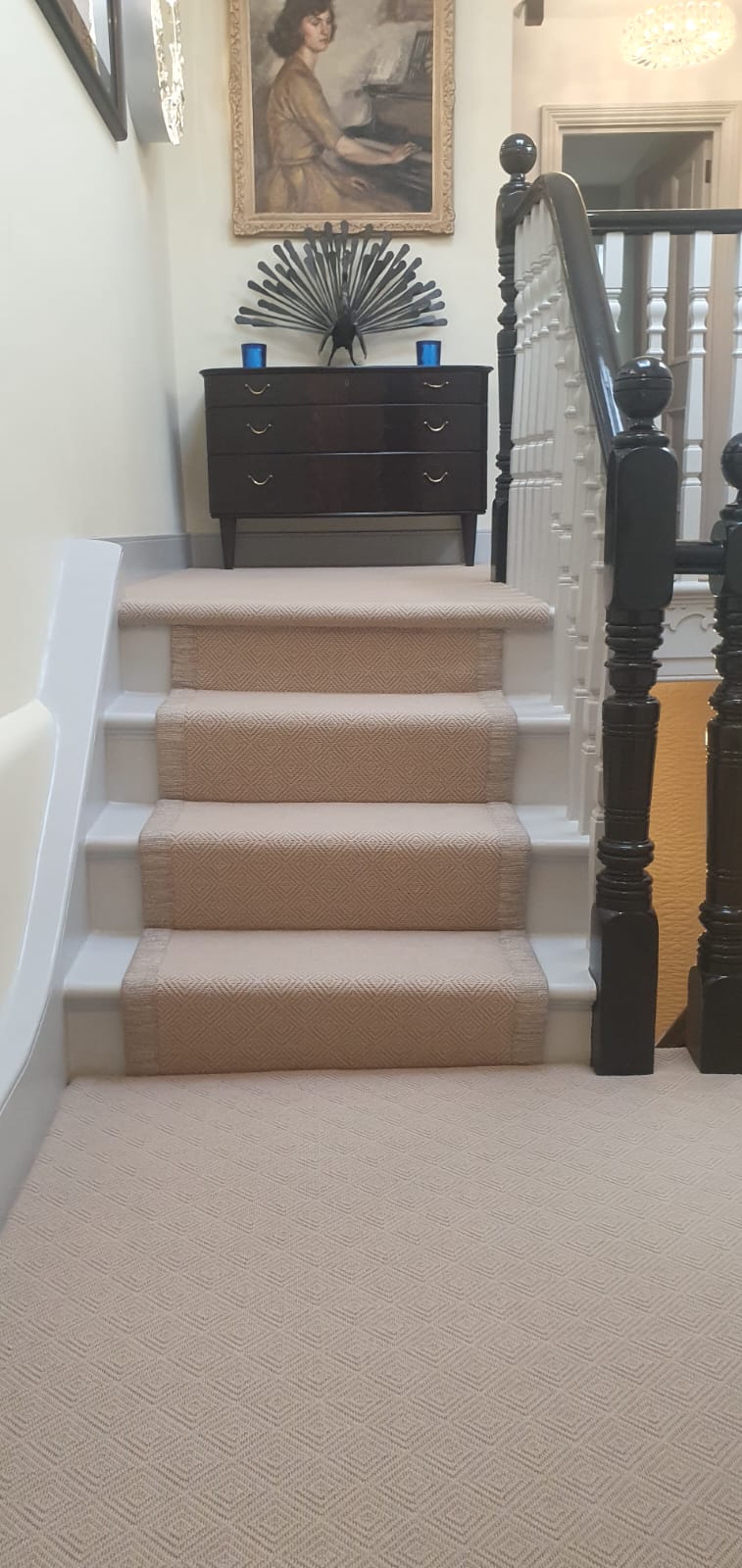 Fibre Carpets Wool Paragon Tiffany installation in Pimlico-0