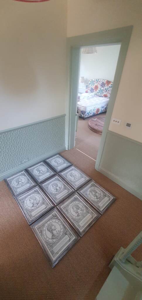 Kersaint Cobb Sisal Tigers Eye Bronze Carpet Installation in Islington, Home