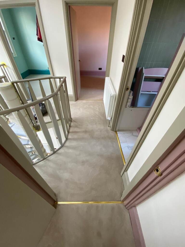 Westex Flooring Westend Velvet Marshmallow Carpet Installation in Earls Court, Home