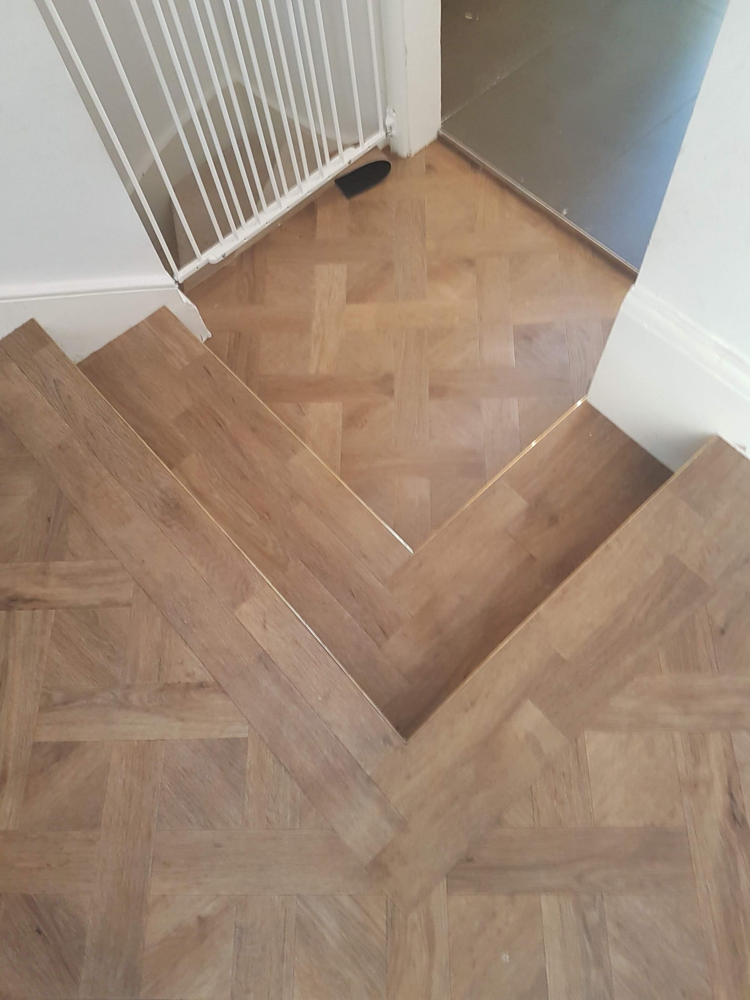 Amtico Signature Basket Weave installation Putney-2