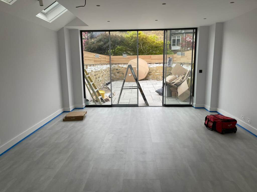 Amtico Signature Tempus Soothe Installation in Hampstead, Luxury Vinyl Tile (LVT) Flooring, Home