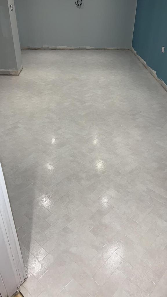 Amtico Spacia Parquet Snow SP116 installation in Borough-2