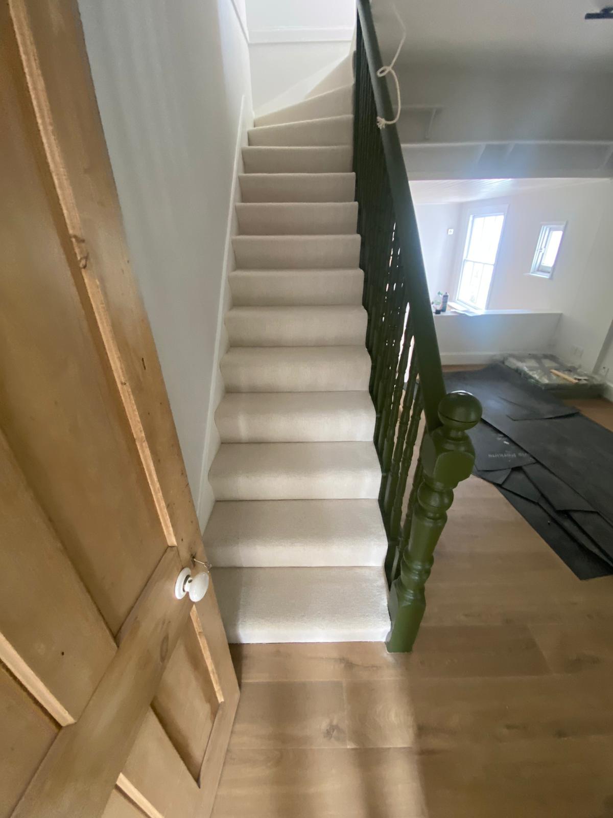 Clarendon Carpets Mayfair Ivory installation in Paddington-2