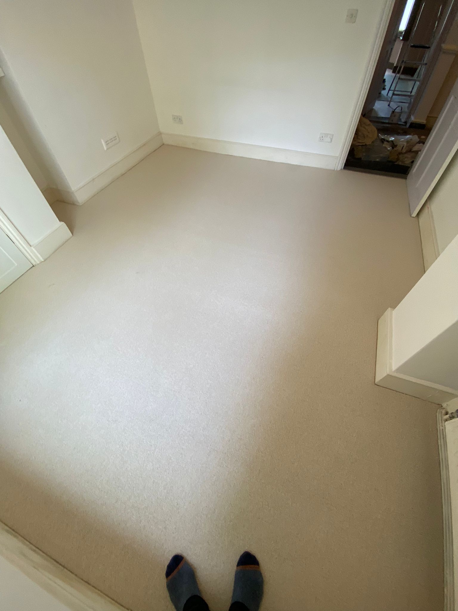 Clarendon Carpets Mayfair Ivory Instalment in Canary Wharf - Carpet