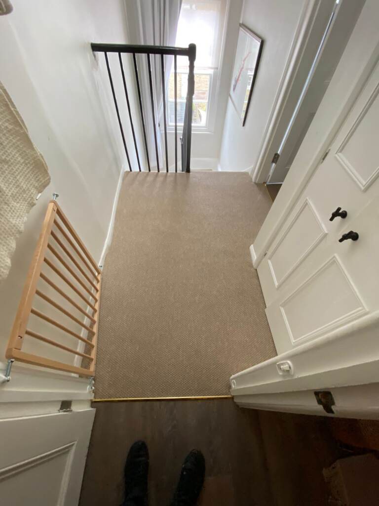 Fibre Carpets Flatweave Classics Panama Biscotti Installation In Ealing - Carpet - Ealing - Residential