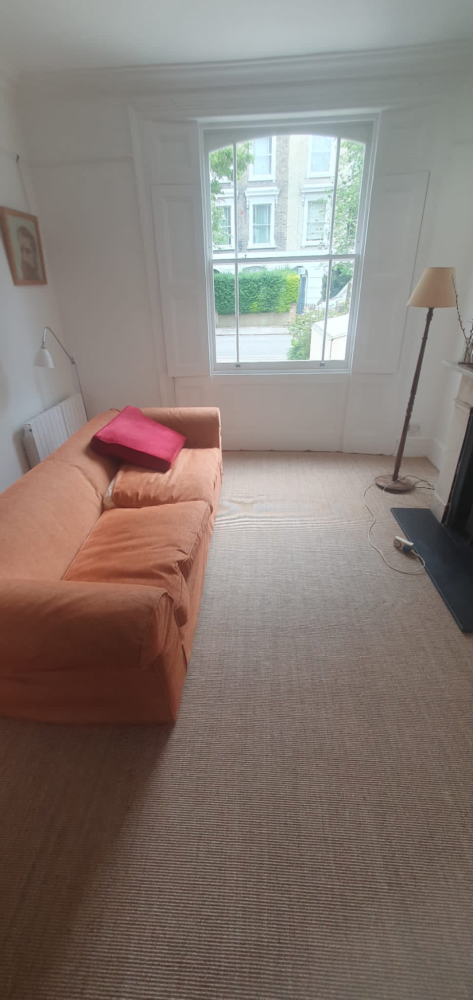 Fibre Carpets Sisal Easyclean Boucle Sunstone Installation in Lambeth - Carpet - Residential