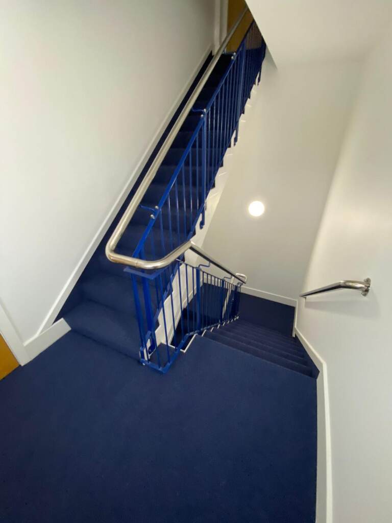 JHS Carpets Epsom SD Loop Azure Installation in Acton, Carpet, Office