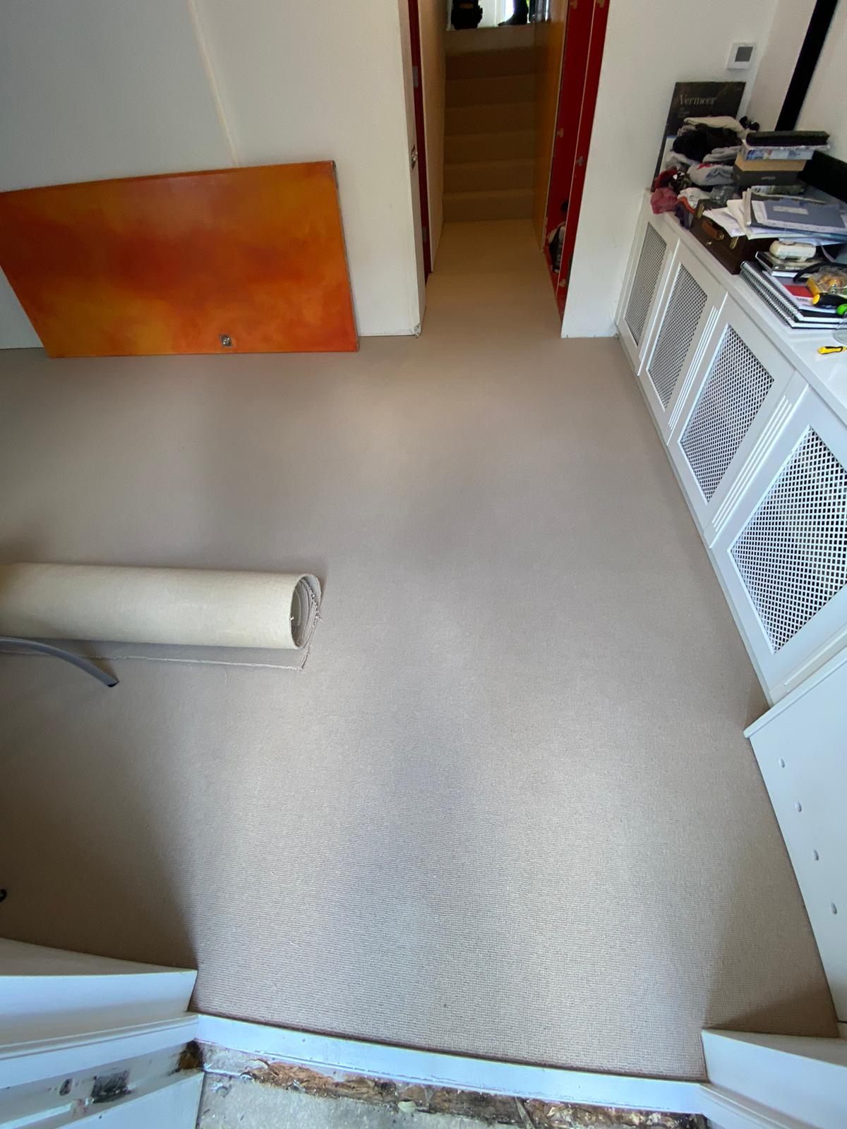 Westex Flooring Prestige Velvet Panama carpet installation in Earls Court-2