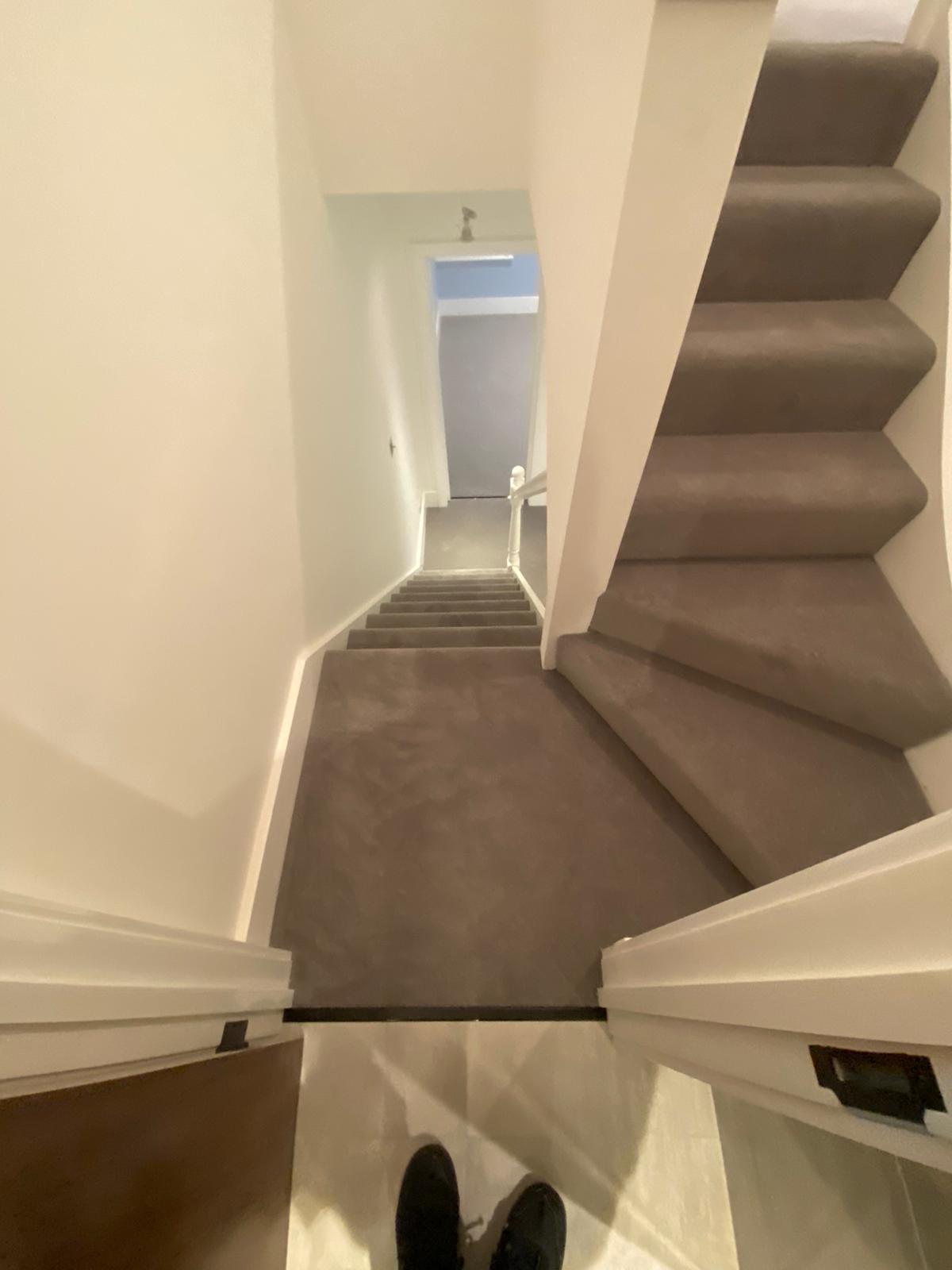 Westex Flooring Ultima Twist Crest Ash carpet installation in St John's Wood-1