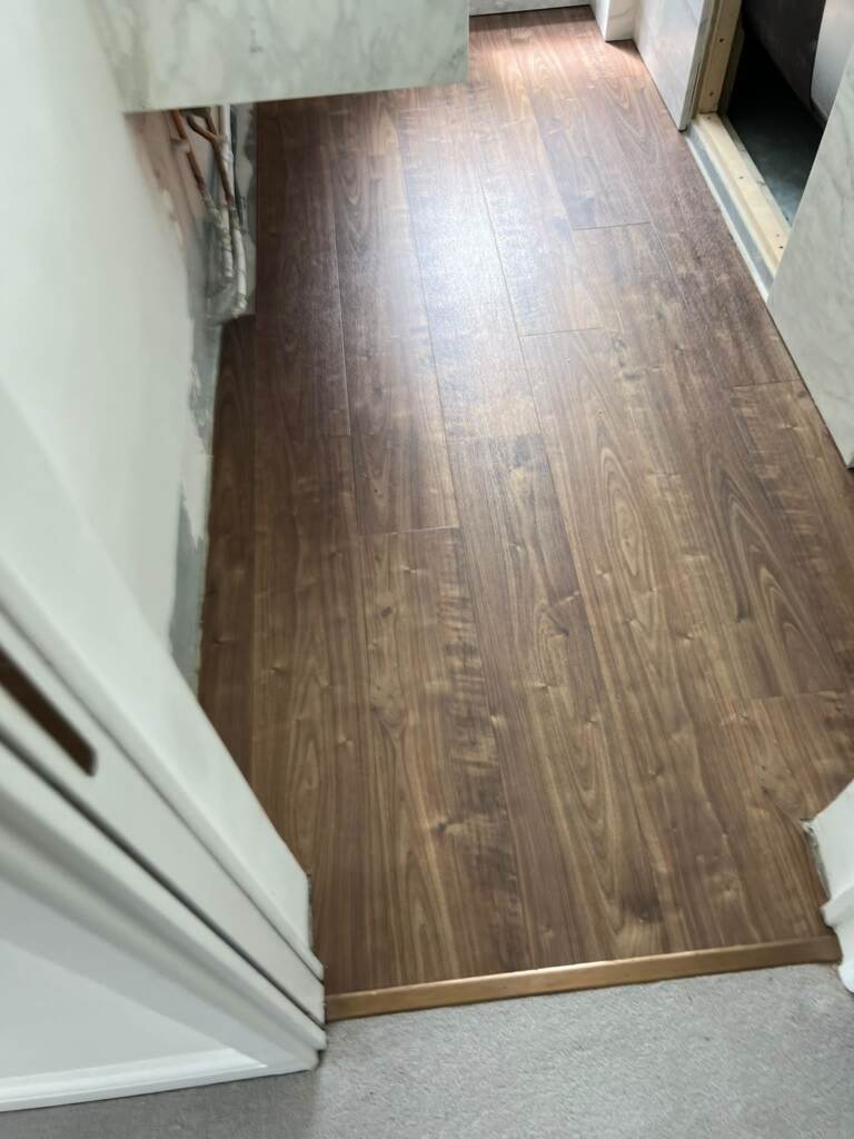 Amtico Signature Classic Walnut Installation In Ealing - Luxury Vinyl Tile (LVT) Flooring - Ealing - Residential