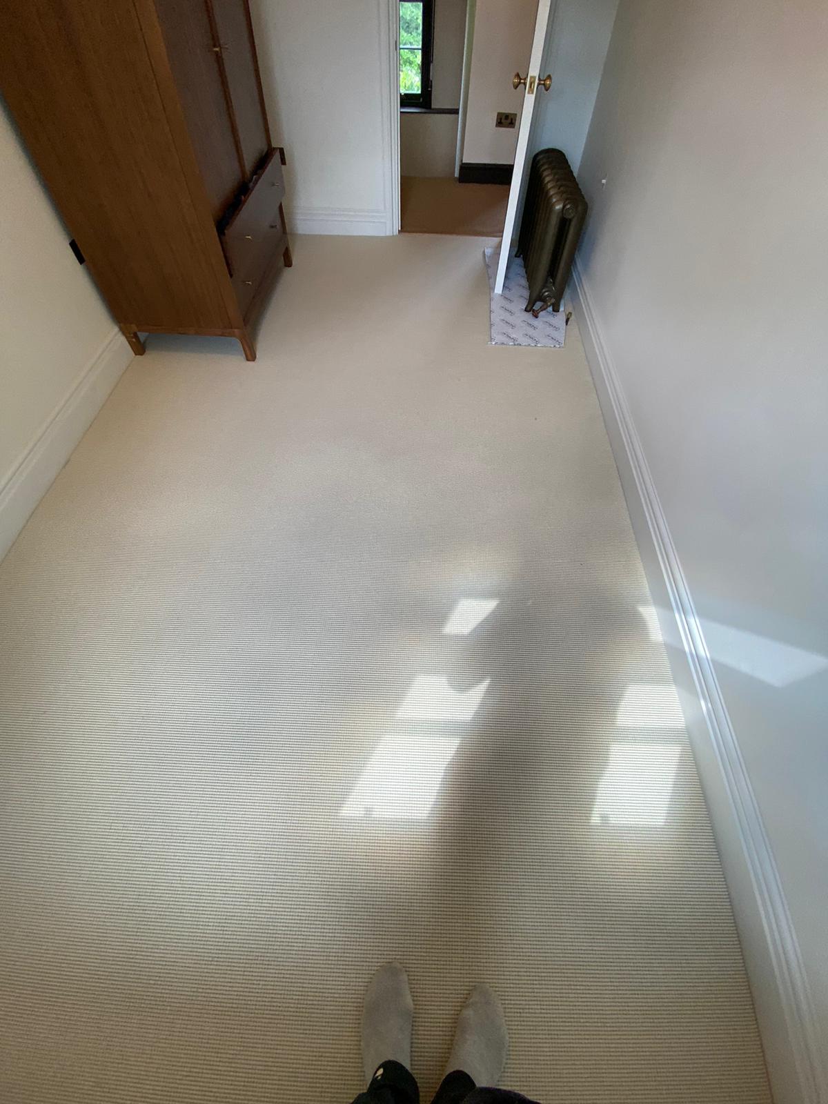 Fibre Carpets Sisal Havana Argent installation in Docklands-0