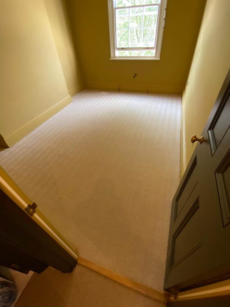 Fibre Carpets Sisal Havana Argent Installation in Docklands, Carpet, Home