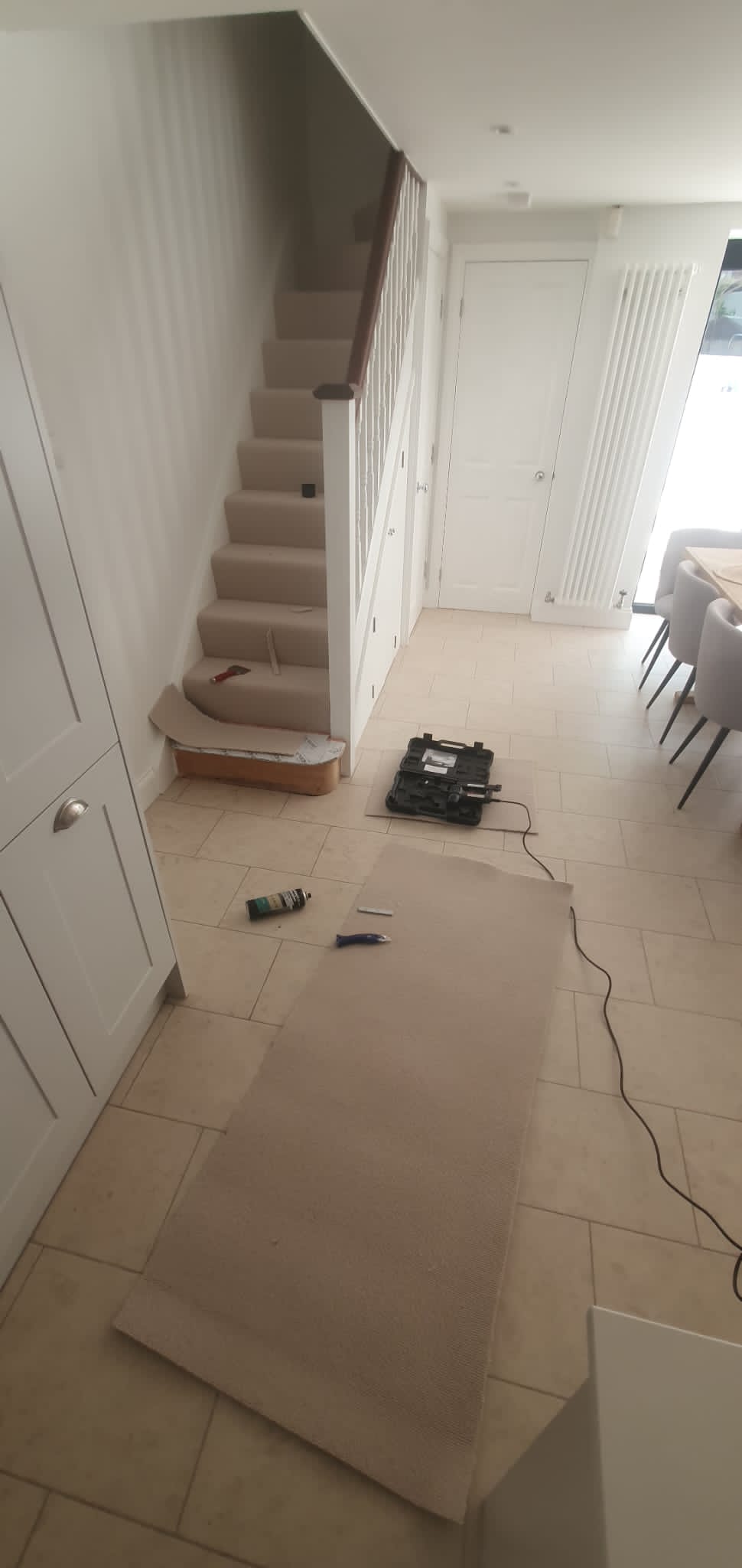 Likewise London Padstow Mouse Tail Carpet Installation in Earls Court - Carpet - Residential