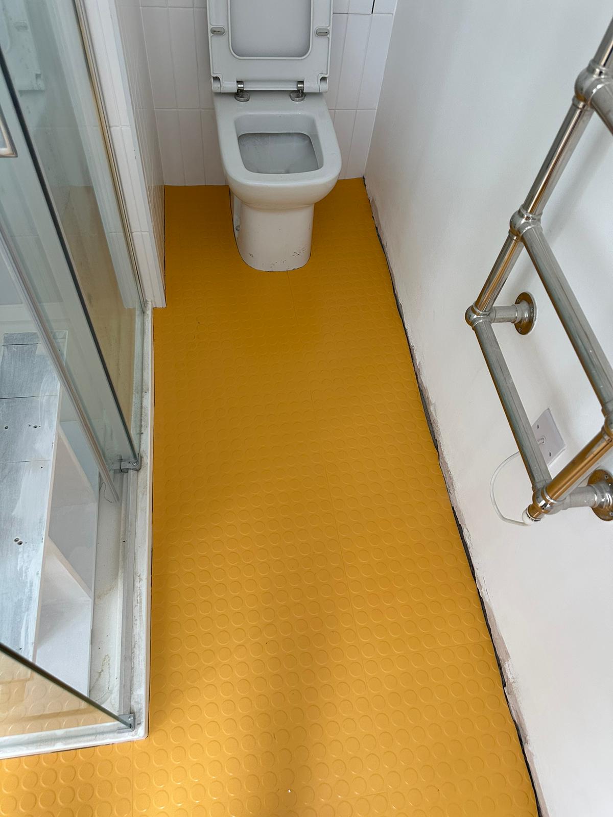 Nora Rubber Flooring Norament 825 6191 installation in Southwark-0