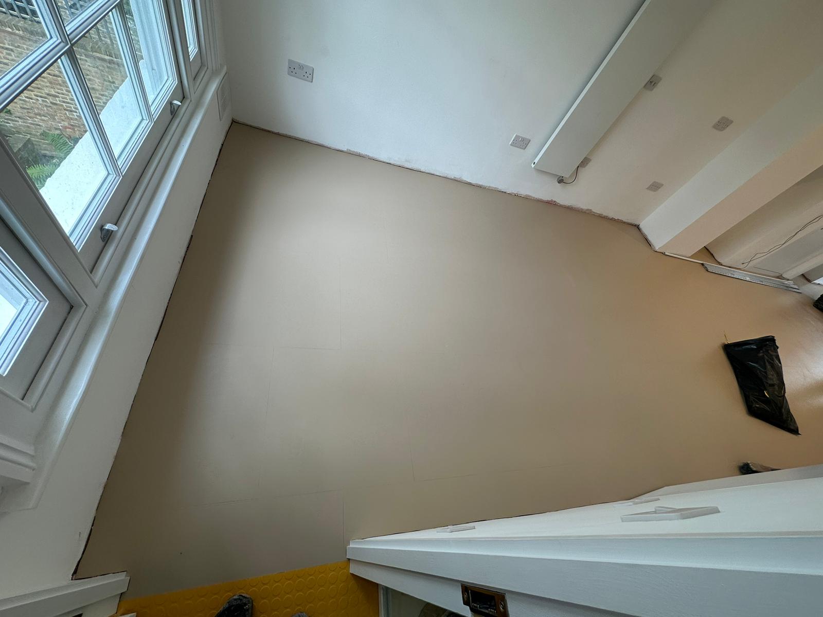 Nora Rubber Flooring Noraplan Uni 6177 Installation in Croydon - Guide - Residential