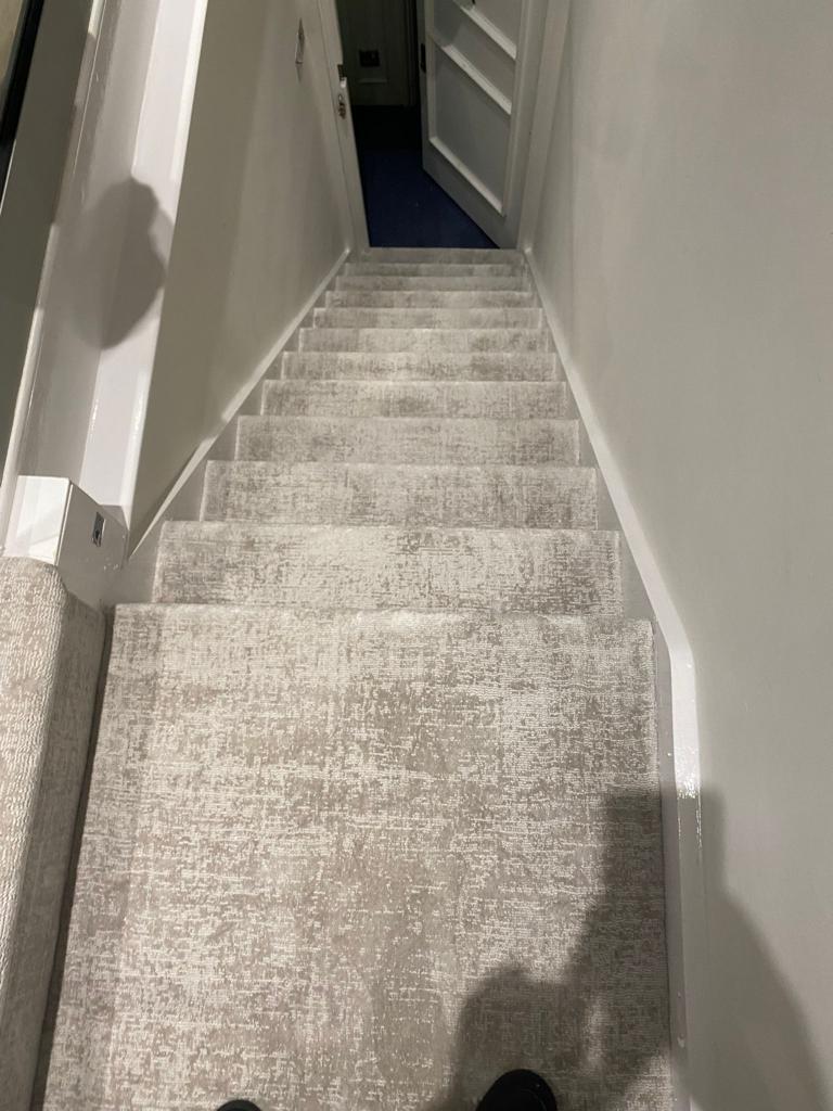 Rols Wool Carpets Luna White Rhodium installation in Richmond-2