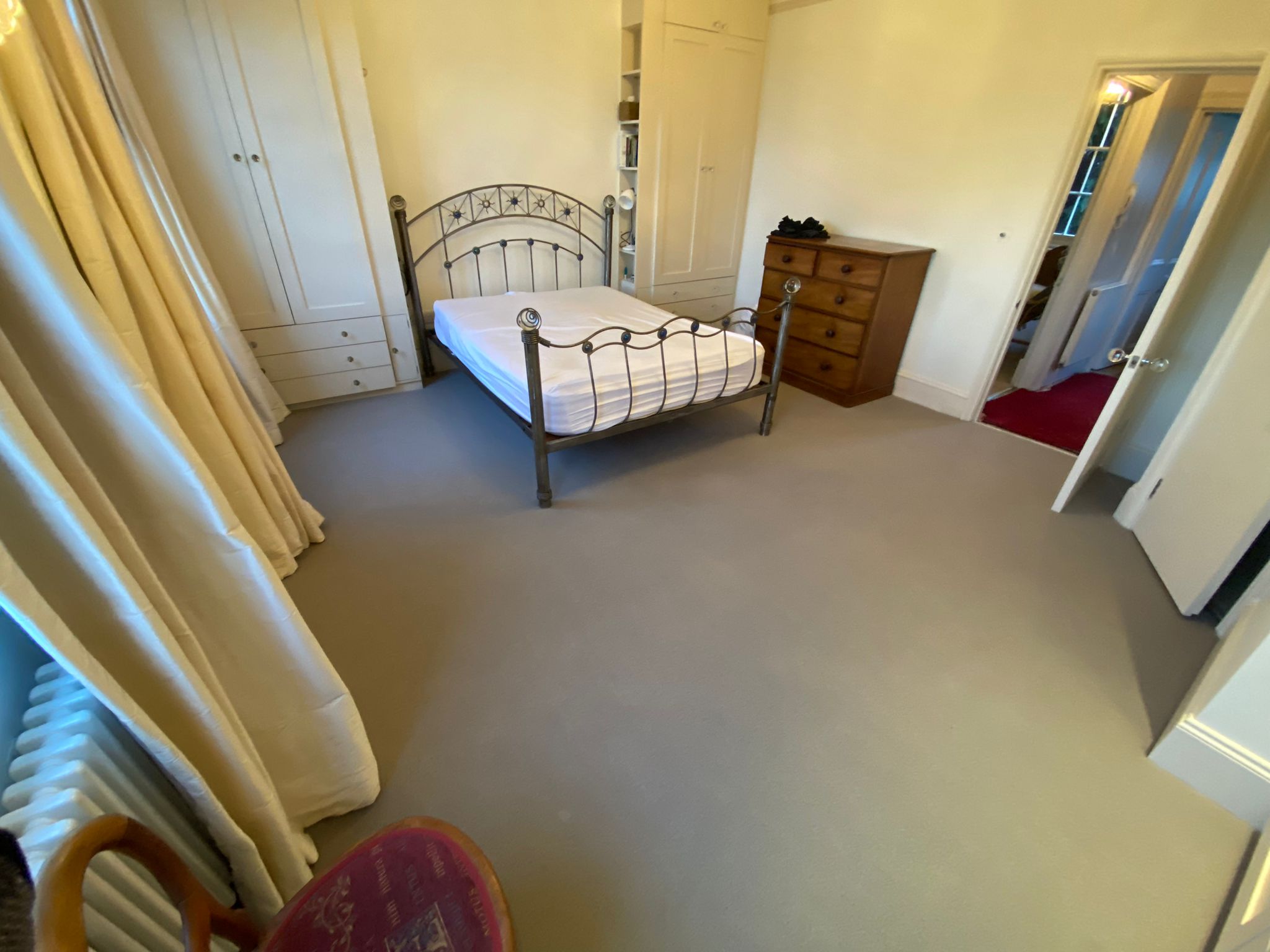 Westex Flooring Natural Loop Cable Pewter Carpet Installation in Kilburn - Carpet - Residential