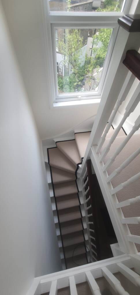 Westex Flooring Natural Loop Cable Thatch Carpet Installation in Lambeth, Home