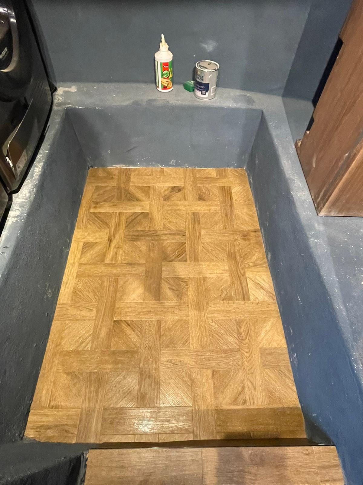 Amtico Signature Brushed Oak installation in Mayfair-0