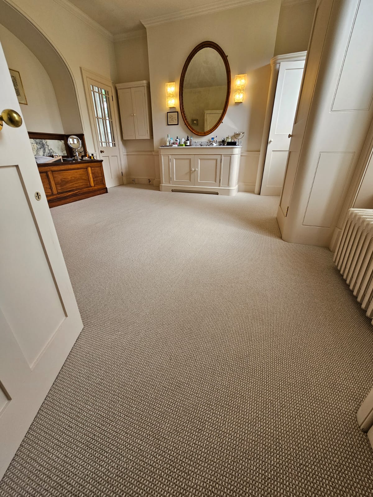 Elements London Havana Old Mural Carpet Installation in Chiswick - Carpet - Residential